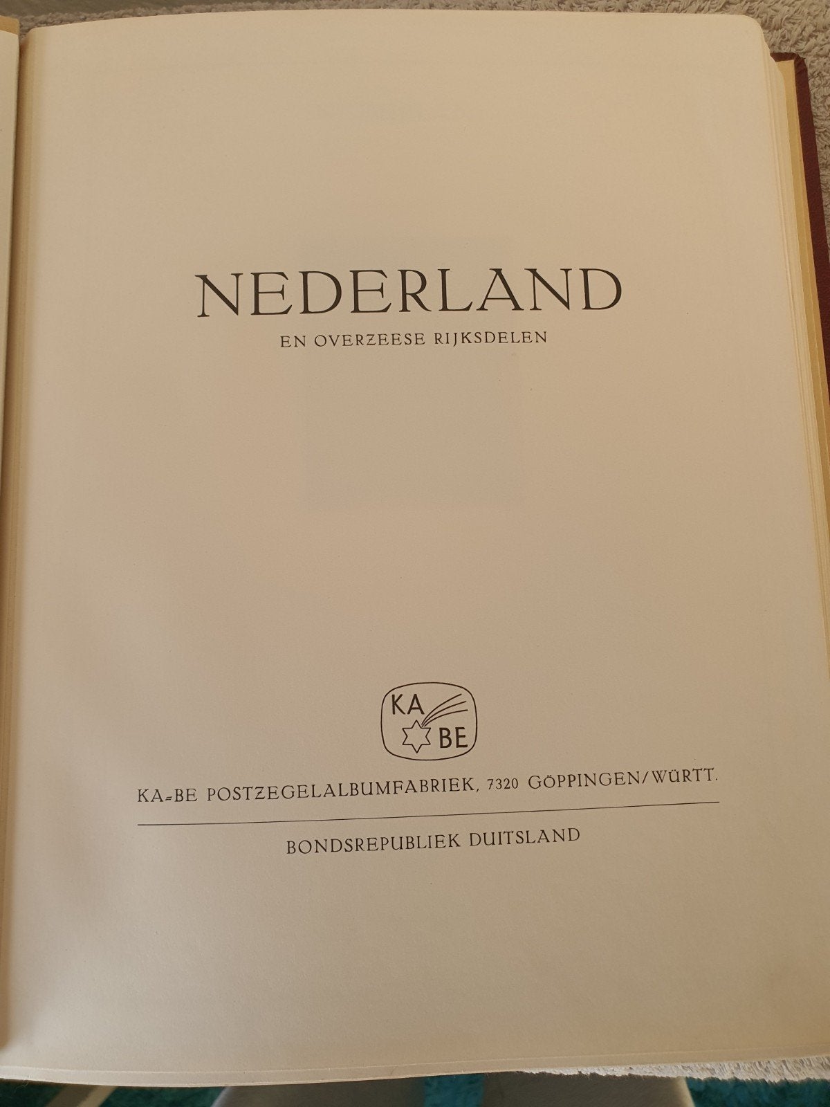 Kabe Nederland album, Postzegels en Munten, Ophalen of Verzenden