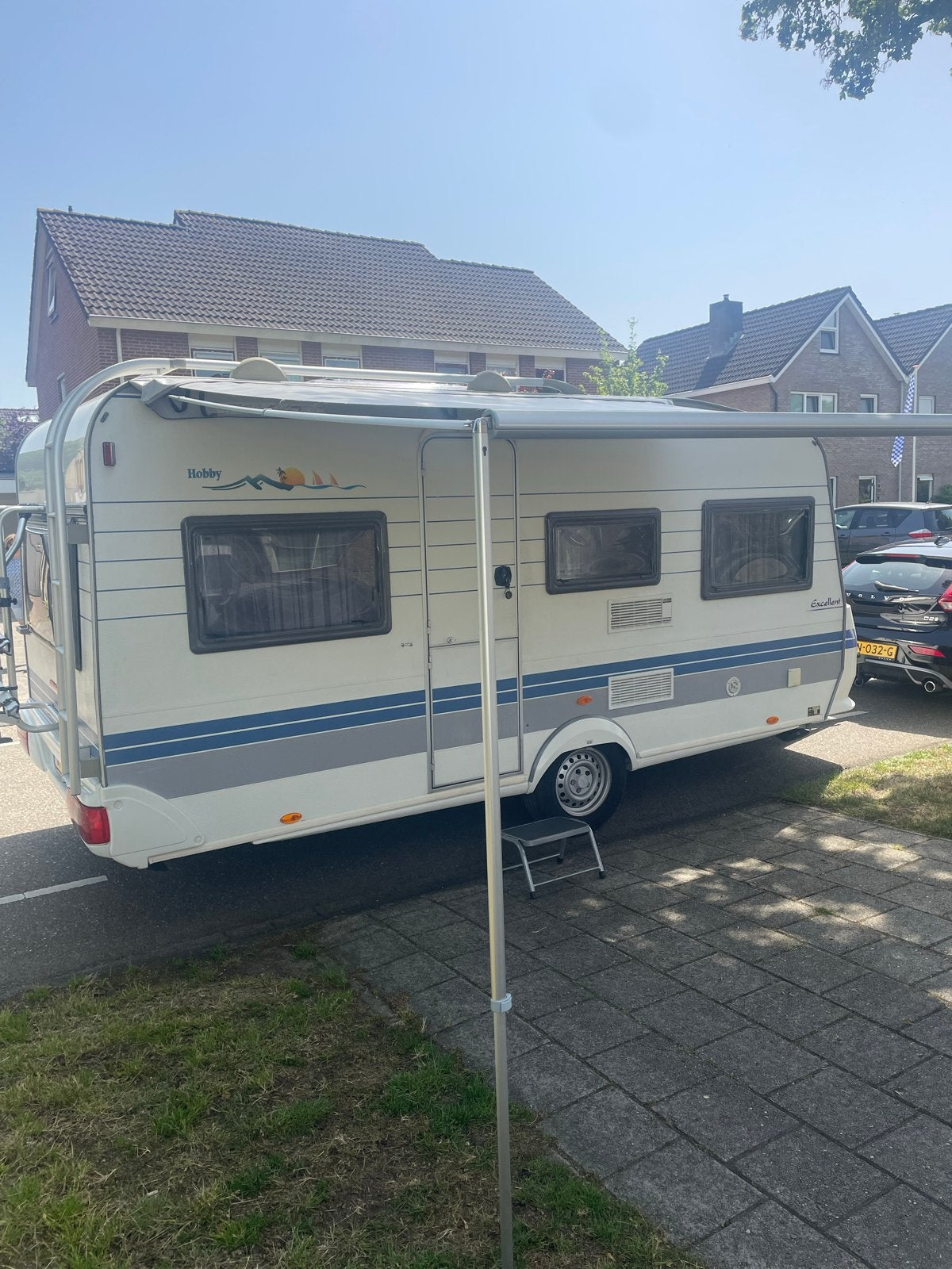 Fiamma Caravanstore XL 280 Royal Grey luifel, Ophalen, Zo goed als nieuw