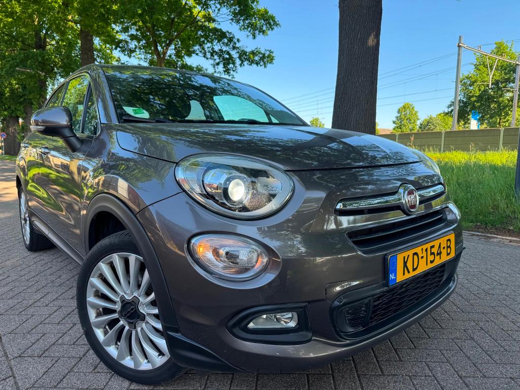 Fiat 500 X 1.4 Turbo MultiAir Lounge 2016 90DKM NAP, Voorwielaandrijving, Gebruikt, 4 cilinders, Bruin