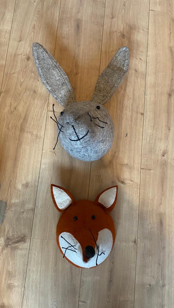 Dierenkoppen van Fiona Walker, Ophalen of Verzenden, Zo goed als nieuw, Wanddecoratie