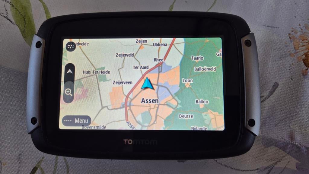 TomTom Rider 450 Motornavigatie met RAM Mount, Ophalen of Verzenden, Zo goed als nieuw