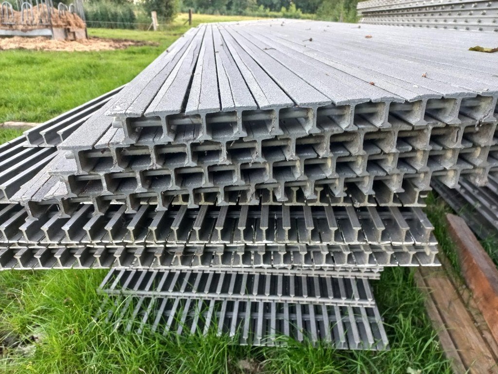 Kunststof anti slip walbeschoeiing /vlonderplanken /loopbrug, Ophalen, Gebruikt, Overige materialen, 20 tot 50 mm