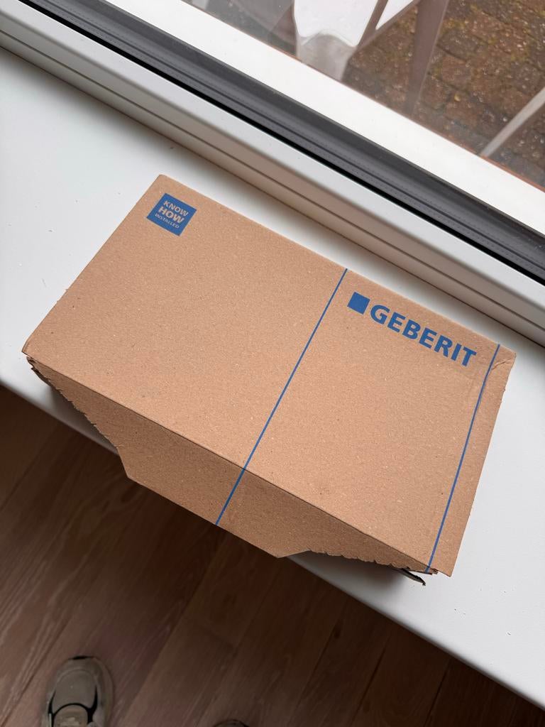 Geberit Sigma01 Square Bedieningsplaat Wit, Ophalen of Verzenden, Zo goed als nieuw