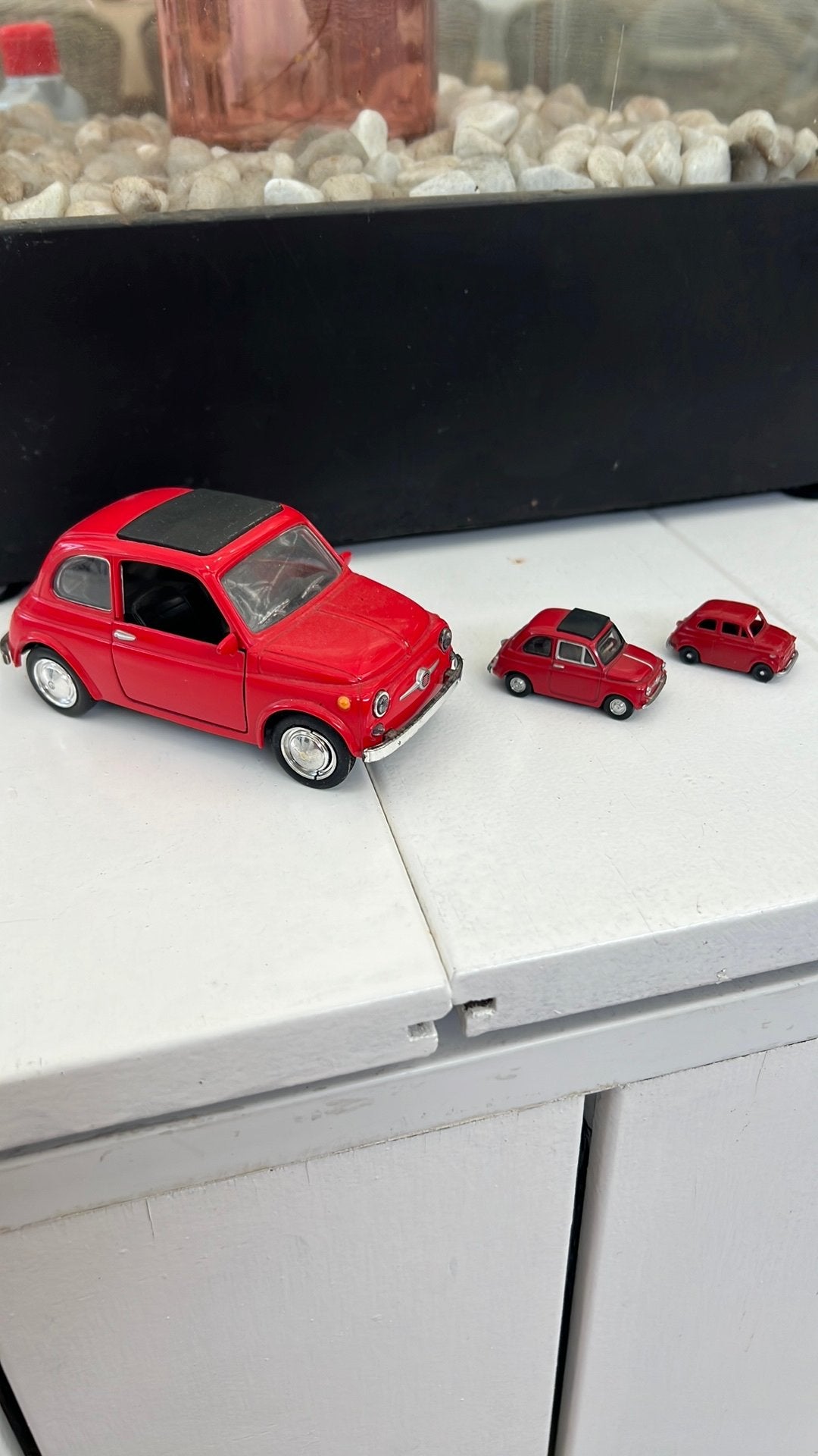 Fiat 500, Hobby en Vrije tijd, Modelauto's | 1:43, Ophalen of Verzenden, Zo goed als nieuw, Overige merken