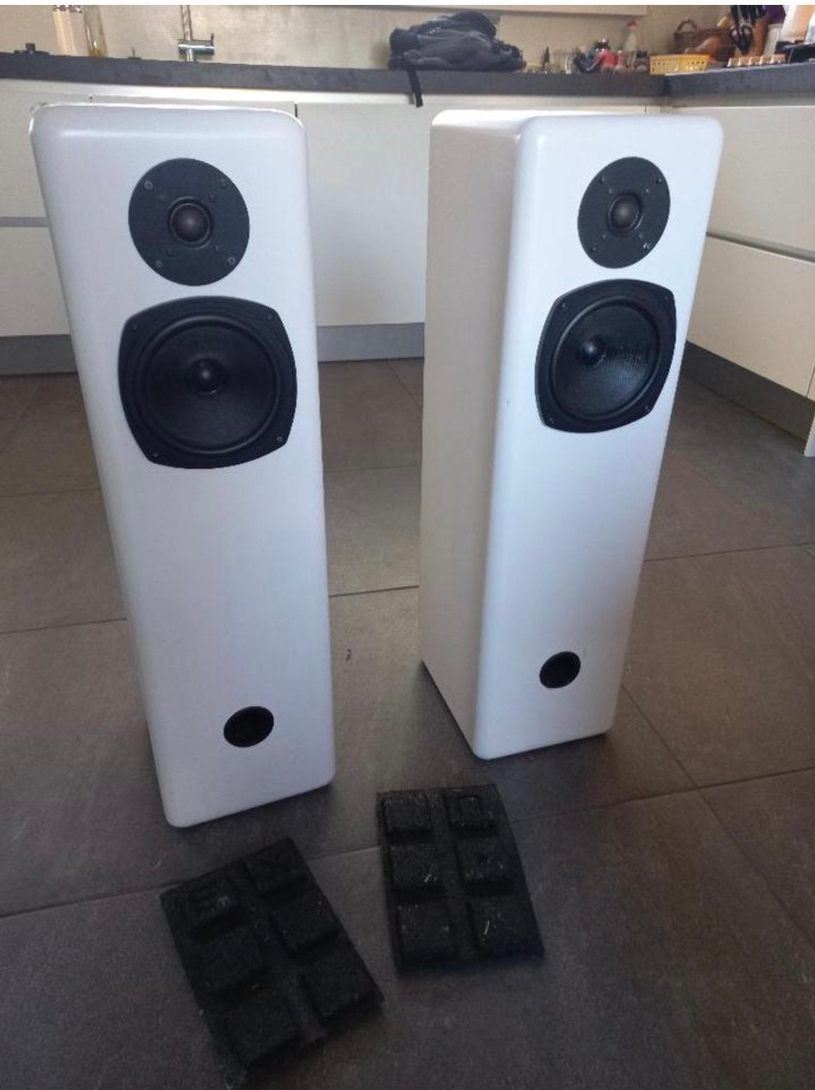 Scan Speak/Davis luidsprekers, Ophalen, Zo goed als nieuw, Minder dan 60 watt, Overige merken