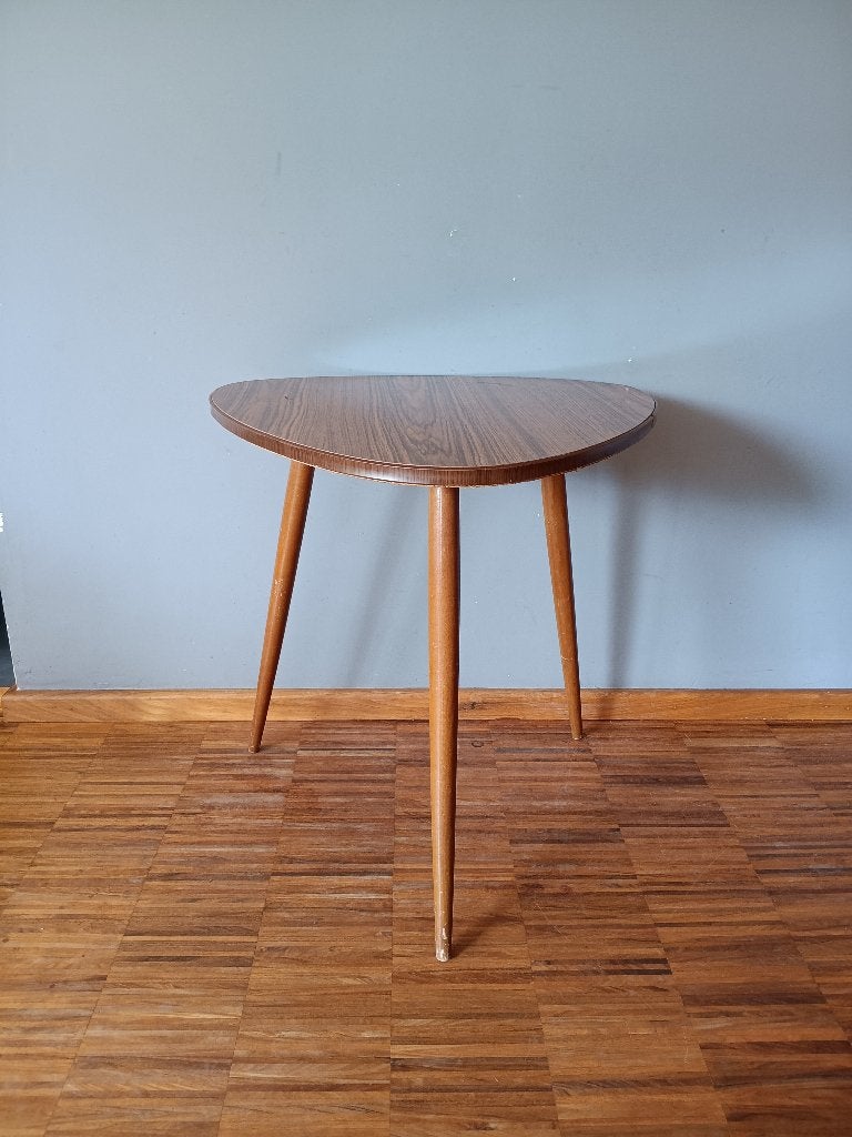 Vintage bijzettafeltje, 45 tot 60 cm, Gebruikt, Vintage, Overige vormen