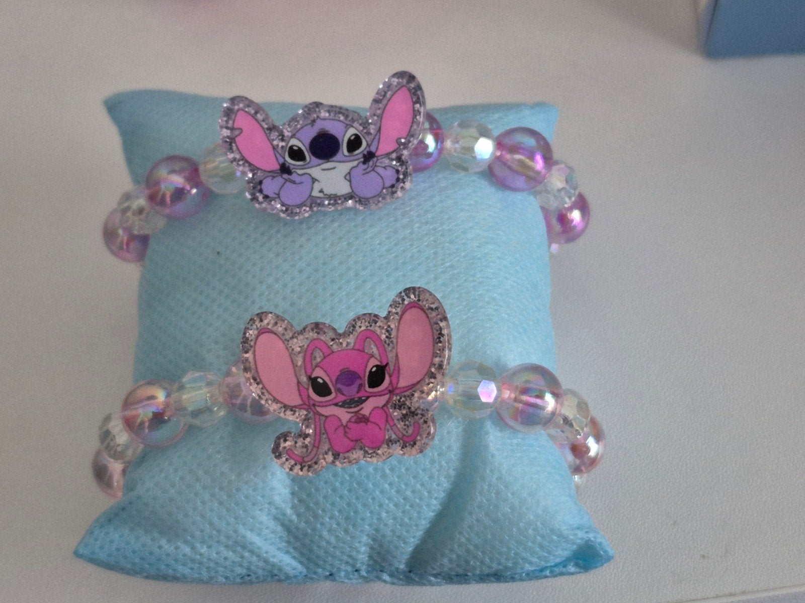 Stitch armbandje(s) roze of paars NIEUW, Ophalen of Verzenden, Nieuw