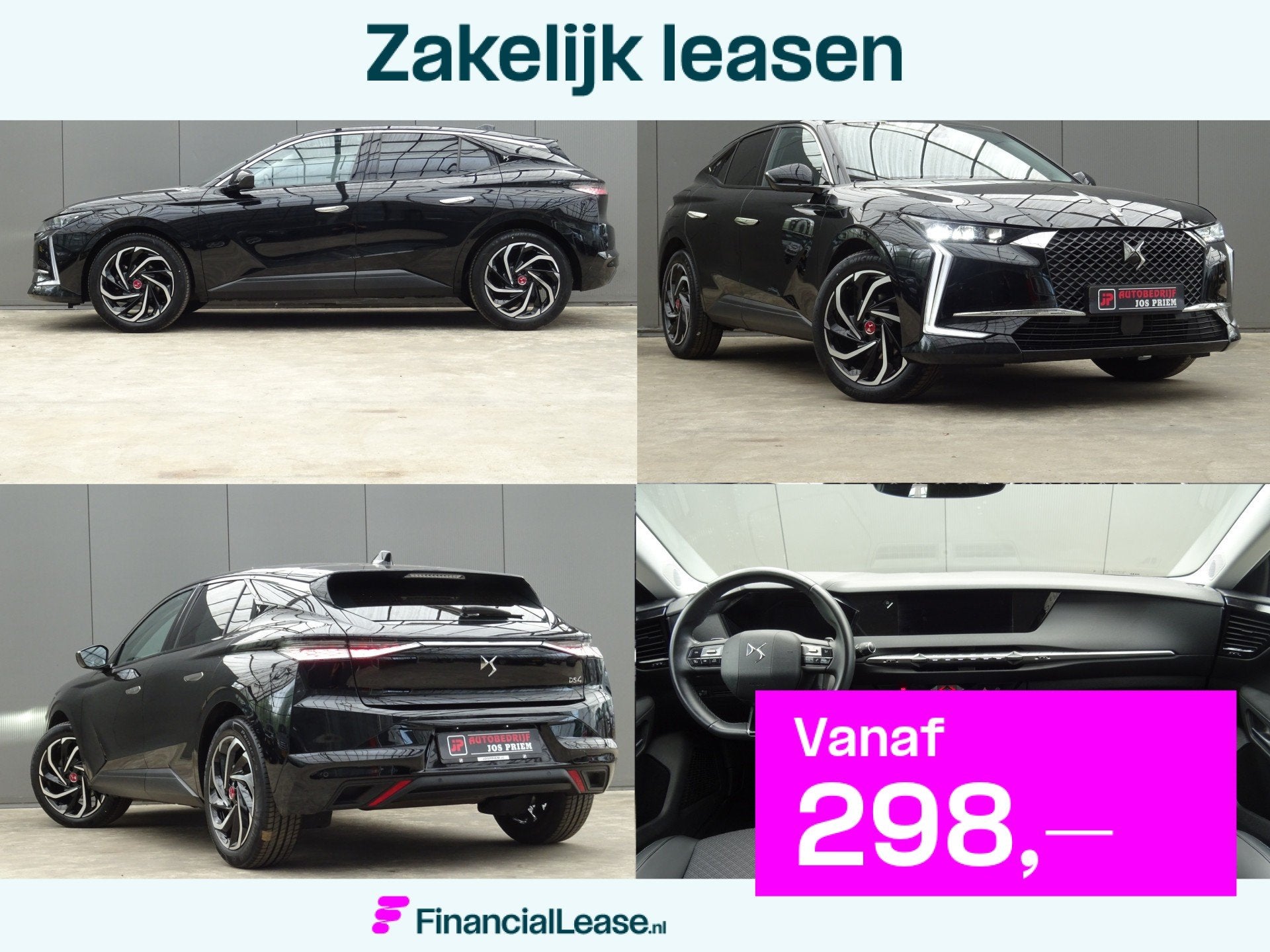 DS DS 4 1.2 PureTech Bastille+ * LM 19 * CARPLAY !, Gebruikt, Leder en Stof, Zwart, Origineel Nederlands