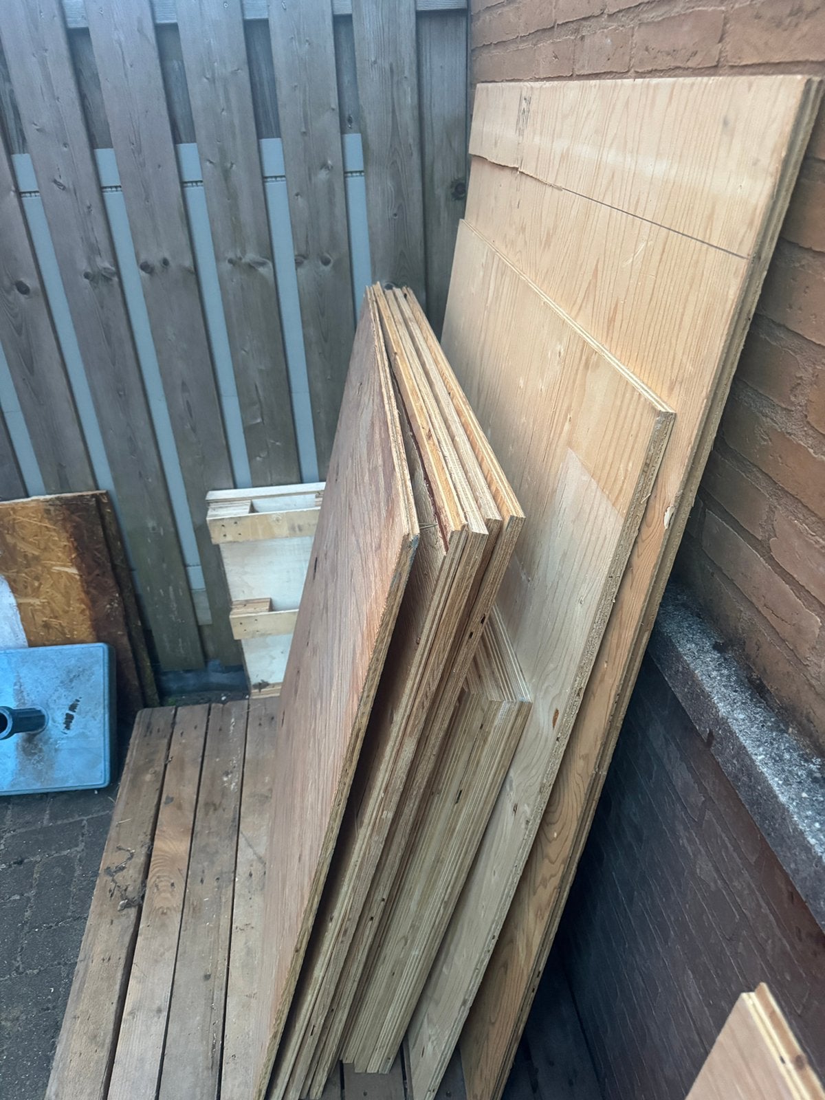 Underlayment rest partij planken, Tuin en Terras, Palen, Balken en Planken, Ophalen, Zo goed als nieuw, 250 cm of meer, Planken