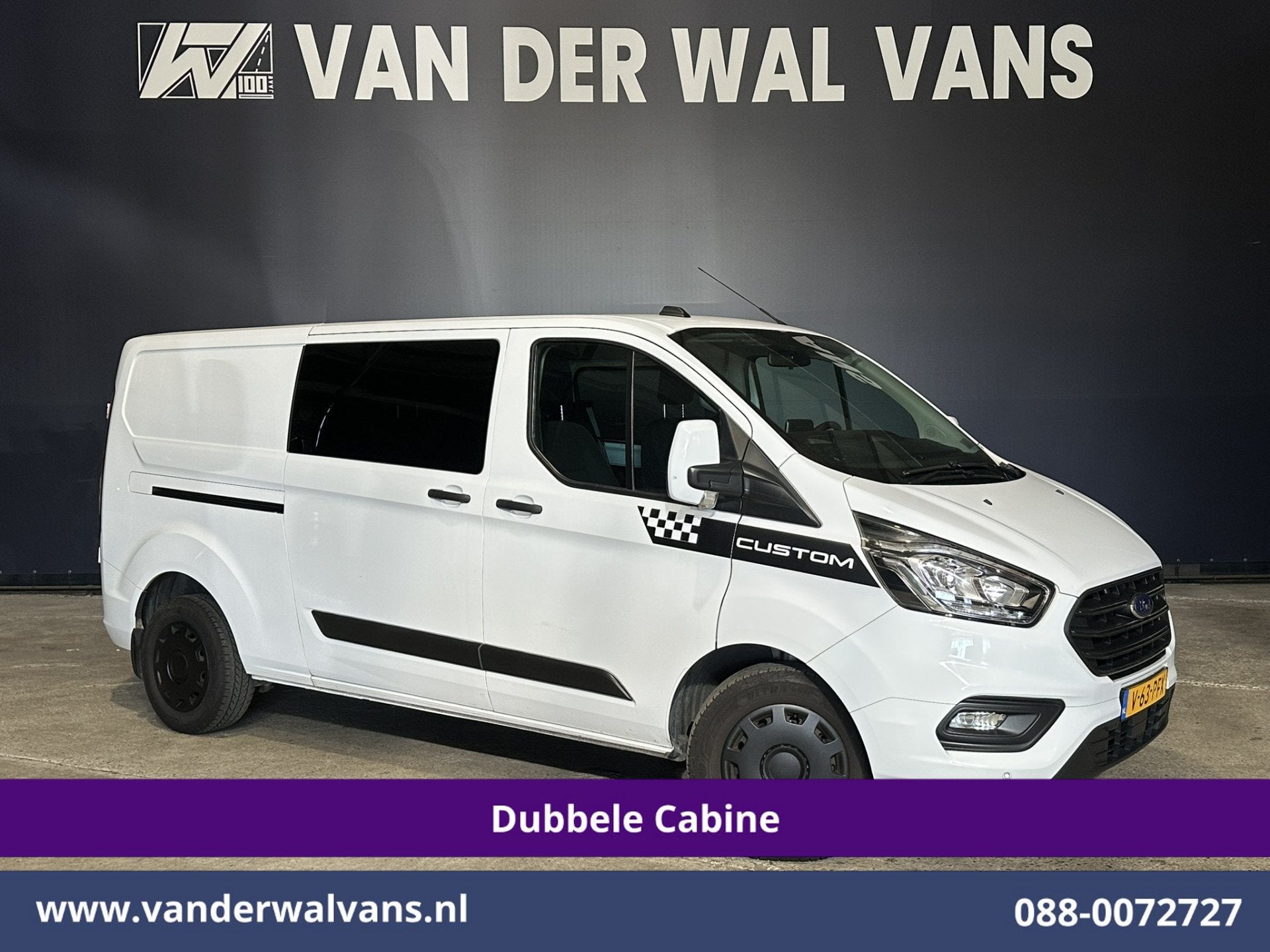 Ford Transit Custom 2.0 TDCI 170pk L2H1 Dubbele Cabine Euro6, Auto's, Voorwielaandrijving, Dealer onderhouden, 4 cilinders, Startonderbreker