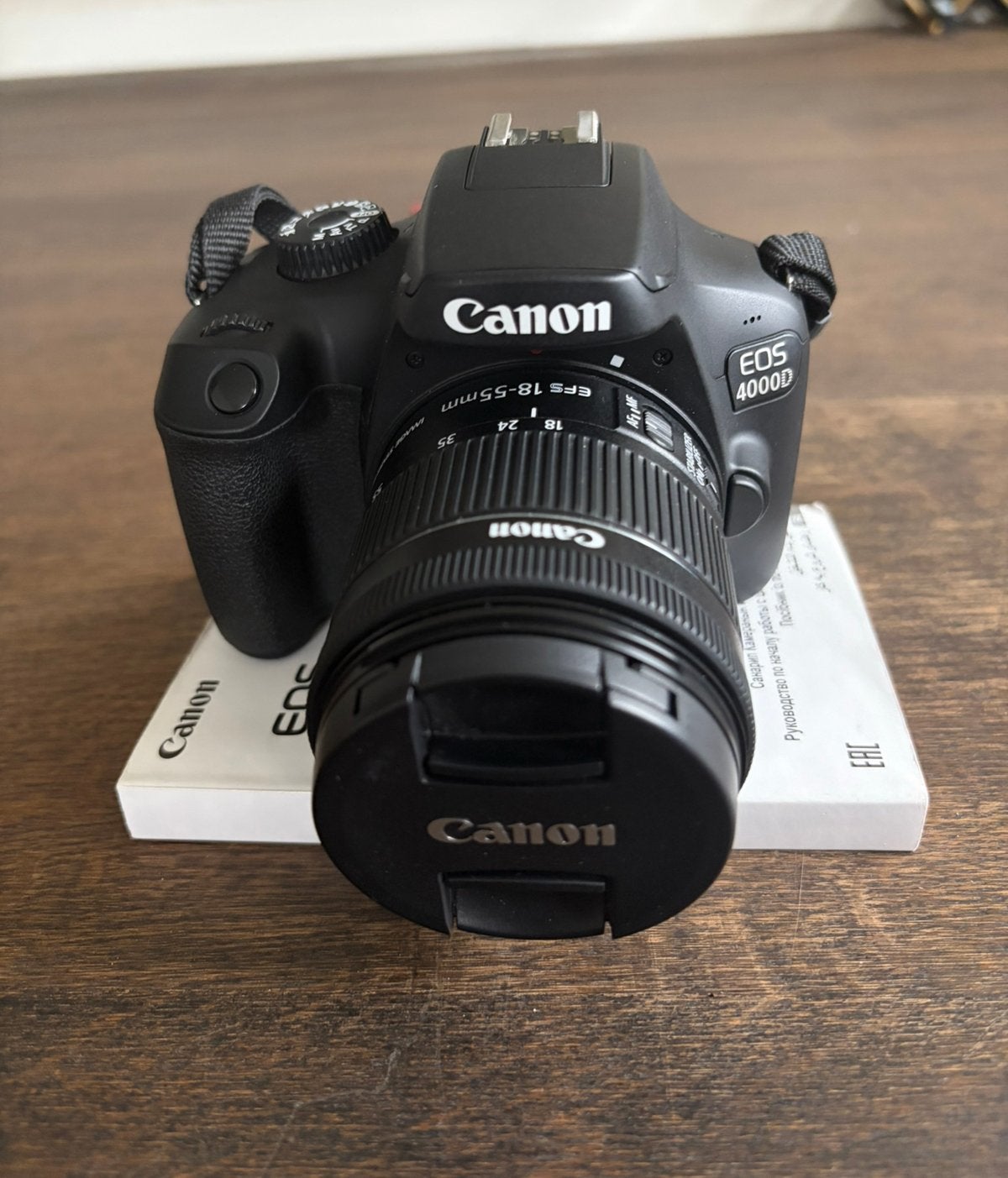 Canon EOS 4000D | EF-S 18-55 mm lens | weinig gebruikt, Ophalen, Zo goed als nieuw, Canon