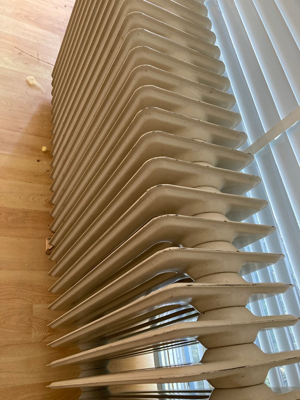 Vintage  gietijzeren radiator te koop., Ophalen, 30 tot 80 cm, Gebruikt, Radiator