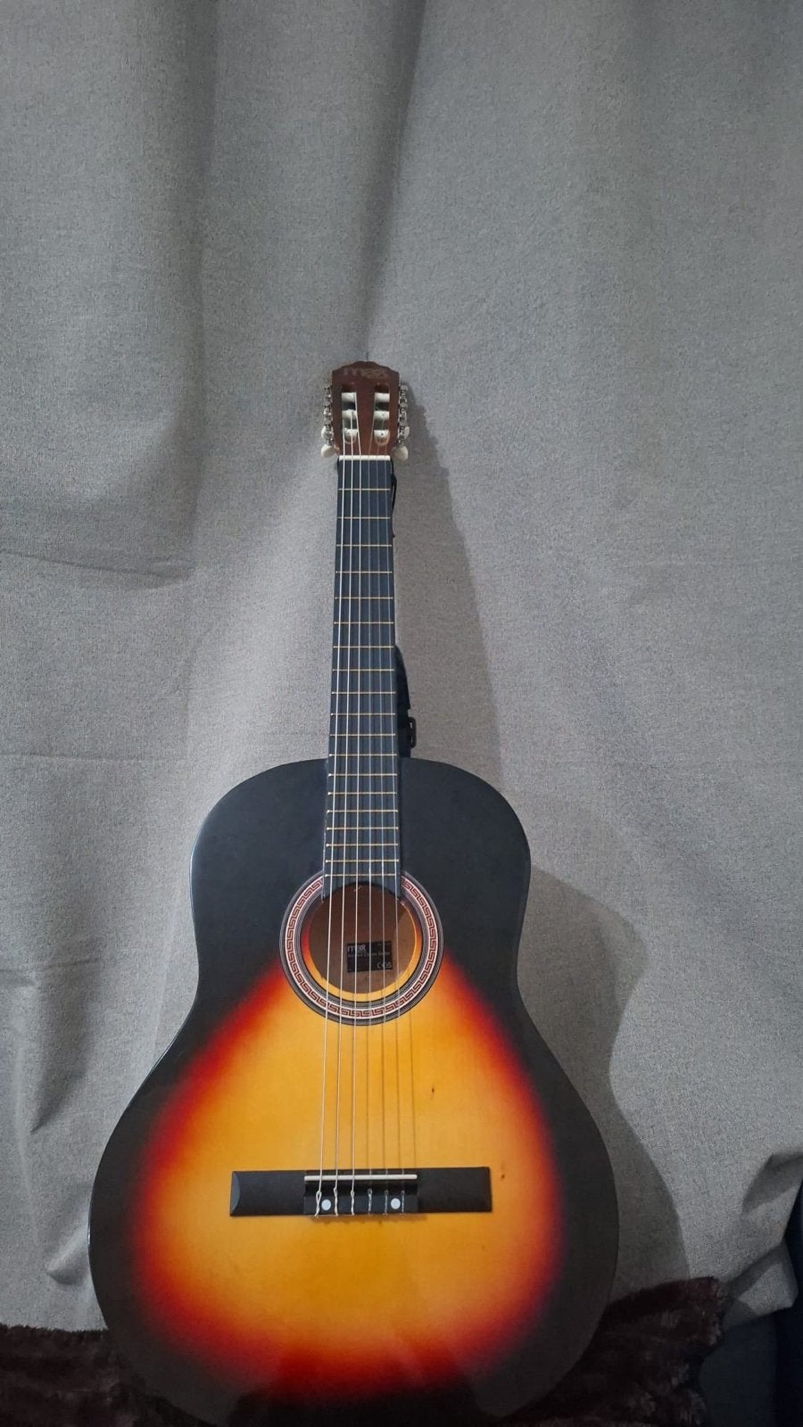 Akoustische gitaar met hoes (zo goed als nieuw)