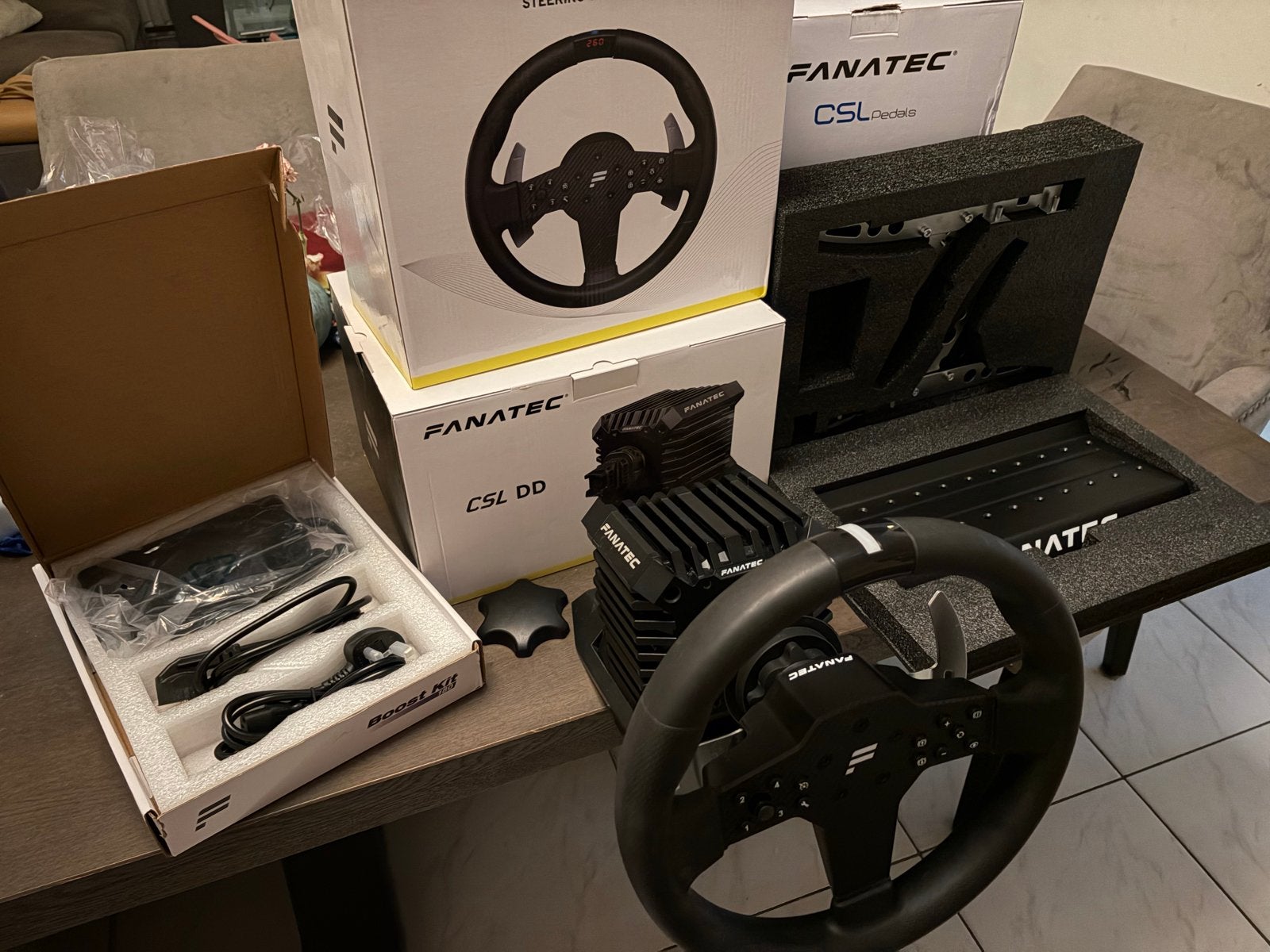 Fanatec 8nm R2R bundle met QR2 en tafelklem voor XBOX en PC, Spelcomputers en Games, Spelcomputers | Overige, Ophalen of Verzenden