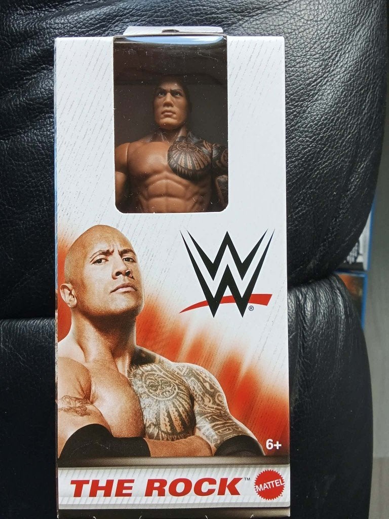 Wwe/wwf the Rock van mattel nieuw 15 cm, Ophalen of Verzenden, Nieuw