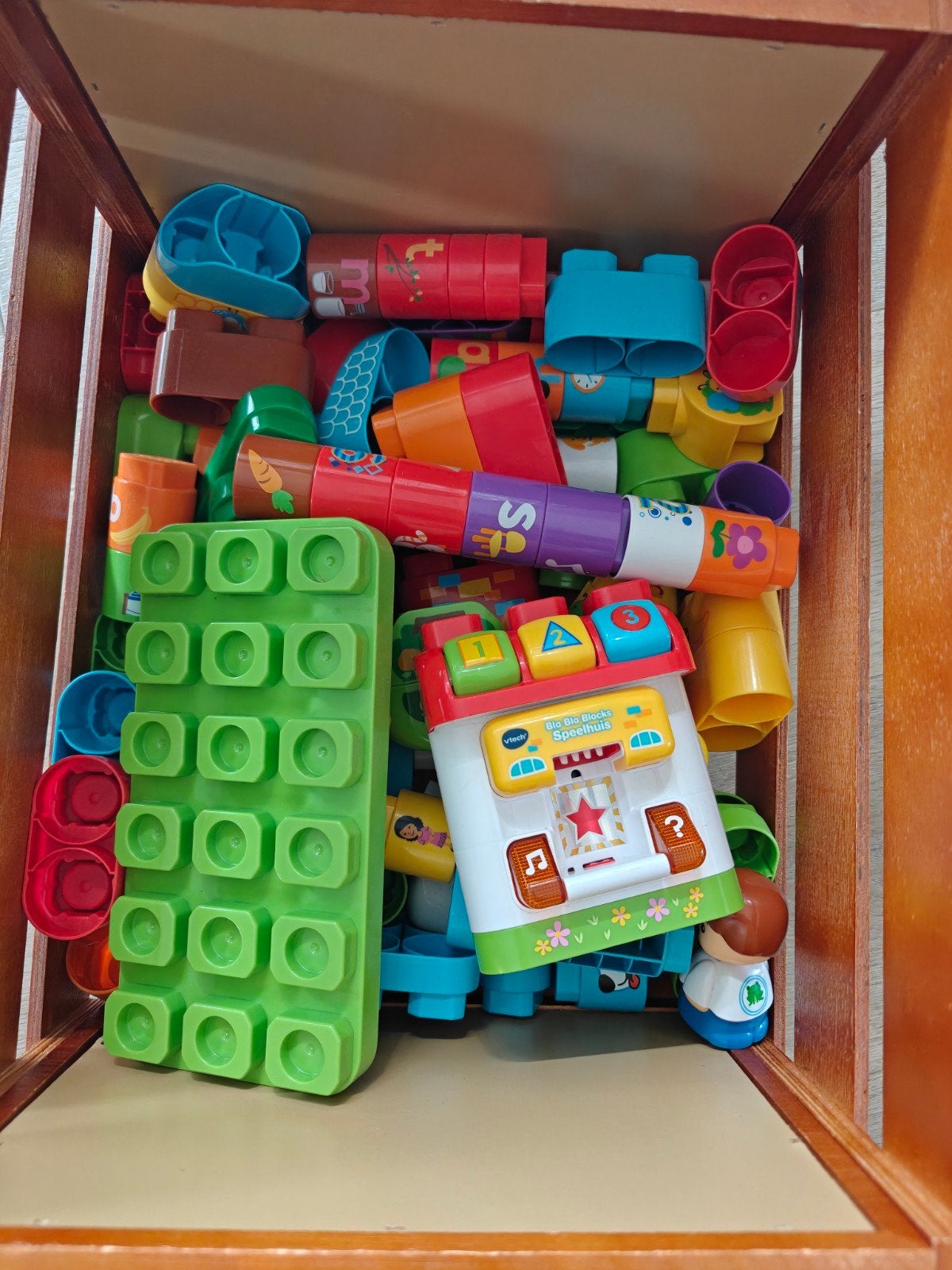 Vtech Bla bla Blocks speelhuis set., Ophalen of Verzenden, Zo goed als nieuw