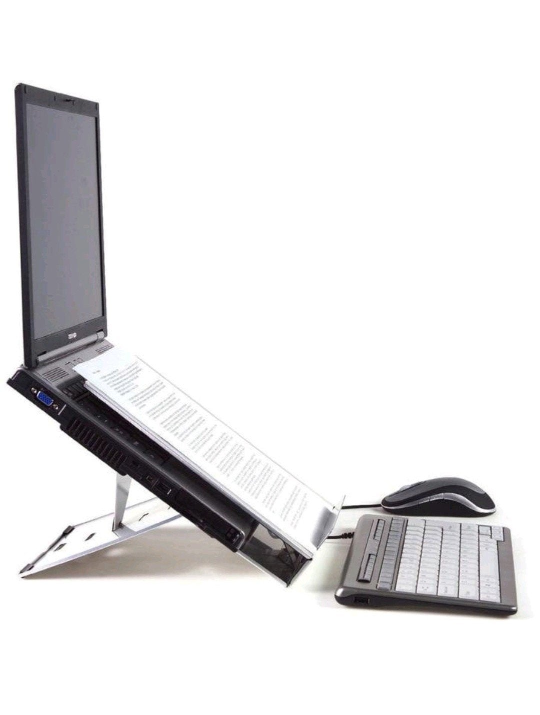 Bakker Elkhuizen Ergo-Q 260 Laptopstandaard, Computers en Software, Laptopstandaarden, Ophalen of Verzenden, Gebruikt, Bakker Elkhuizen