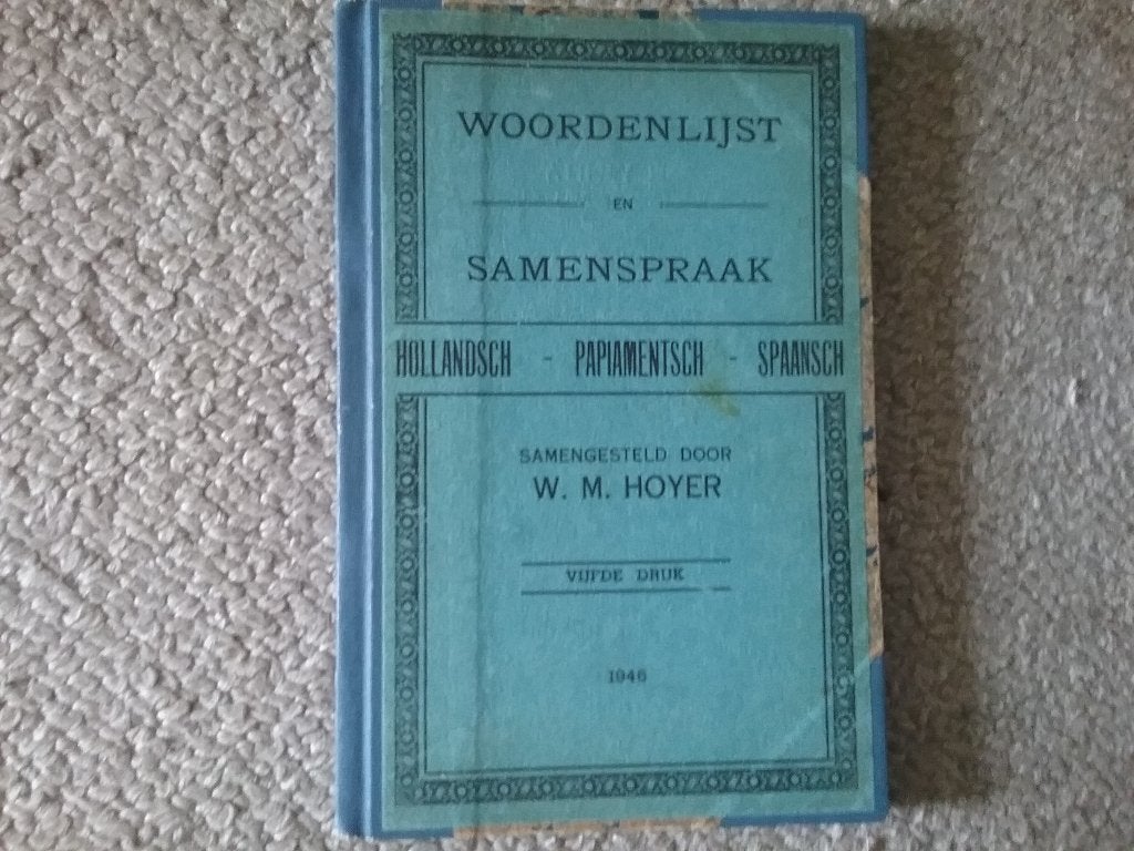 Hollandsch - Papiamentsch - Spaansch woordenlijst (1946), Boeken, Gelezen, Overige uitgevers, Ophalen of Verzenden, Overige talen