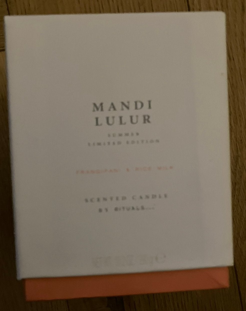 Mandi Lulur kaars Rituals NIEUW in verpakking en omdoos, Ophalen of Verzenden, Nieuw, Kaars, Rituals