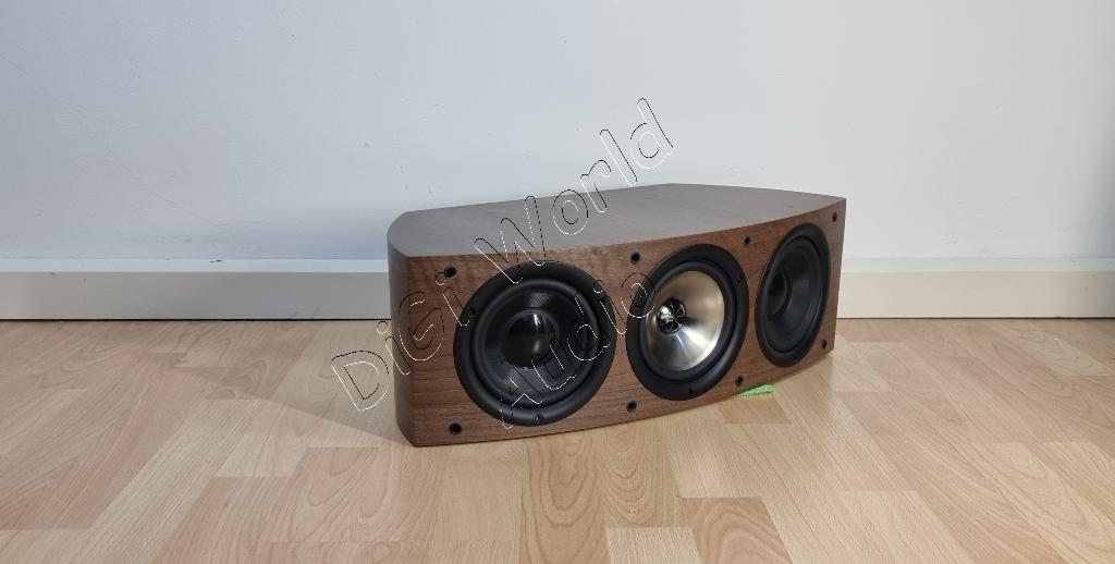 KEF IQ60C centerspeaker - American Walnut, Overige merken, Ophalen of Verzenden, Zo goed als nieuw, 60 tot 120 watt