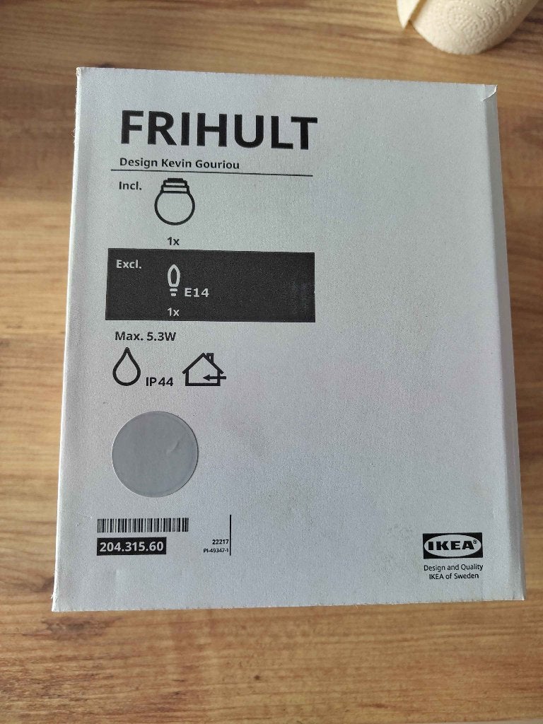 Lampenkap FRIHULT ikea, Ophalen, Zo goed als nieuw