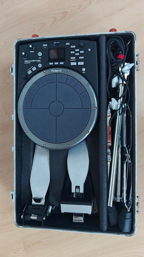 Roland HPD-20 + PDS-20 + KT-10 + FD-9 in flightcase trolley, Ophalen of Verzenden, Zo goed als nieuw