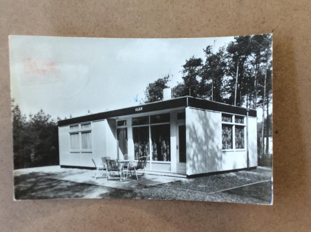 Uddel, Bungalow – Personeelsfonds PTT, Noord Riezen, Verzamelen, Ansichtkaarten | Nederland, Ophalen of Verzenden, 1960 tot 1980