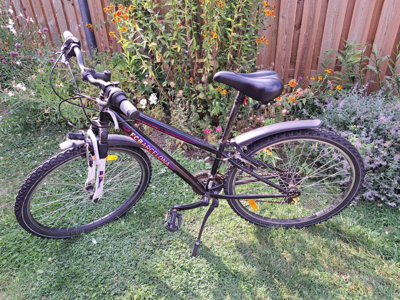 Jongens Mountainbike 26" FC Barcelona, Fietsen en Brommers, Ophalen, Gebruikt, 26 inch of meer, Versnellingen