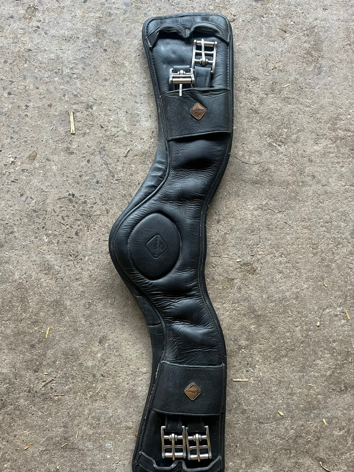 Lemieux gel tek singel 65cm, Gebruikt, LeMieux, Ophalen of Verzenden, Zwart