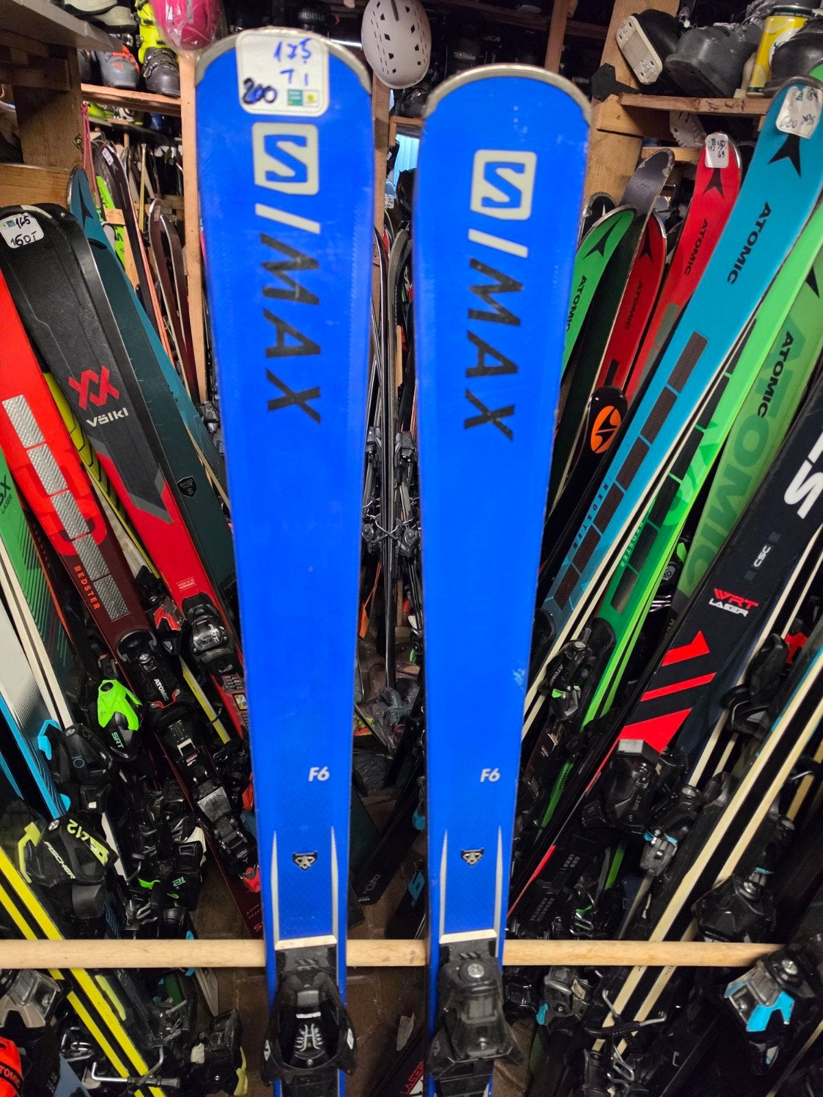 175cm SALOMON S  MAX TI F6 ALL ROUND TOP SKI, 160 tot 180 cm, Zo goed als nieuw, Carve, Skiën