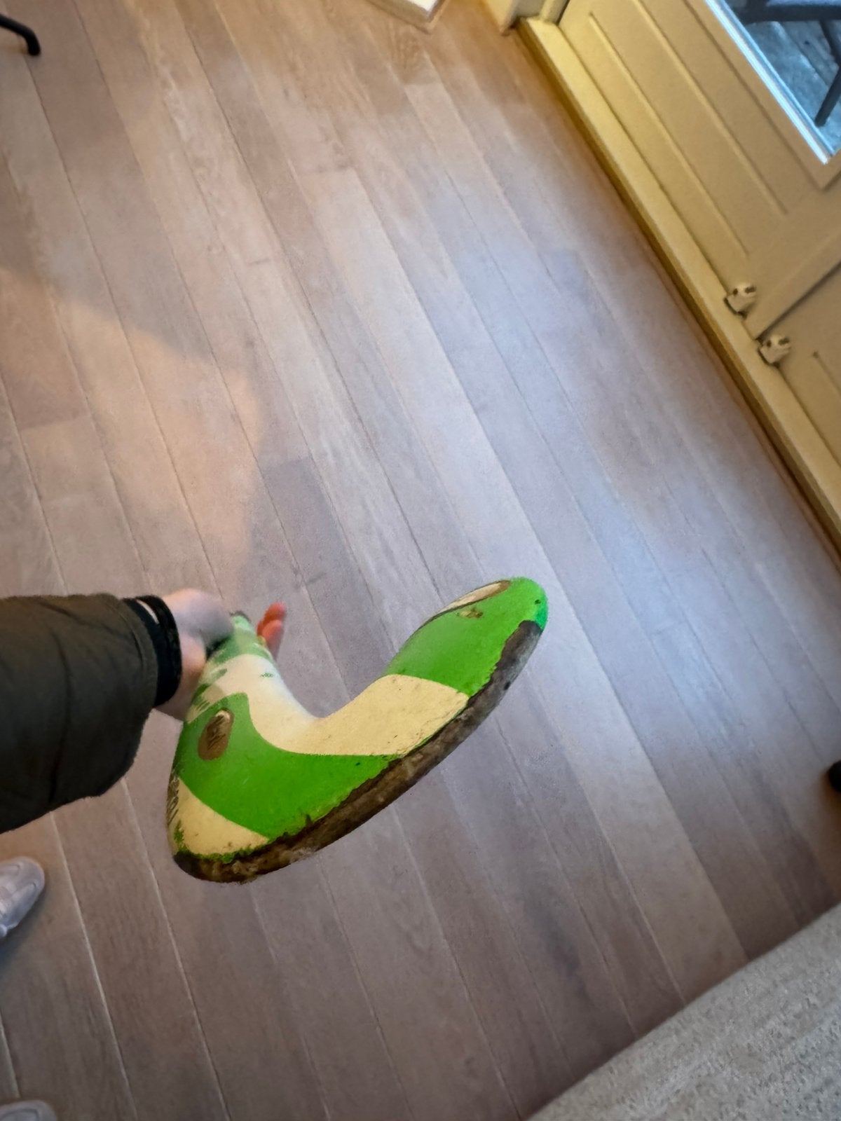 Hockey stick groen, Sport en Fitness, Ophalen of Verzenden, Gebruikt, Stick