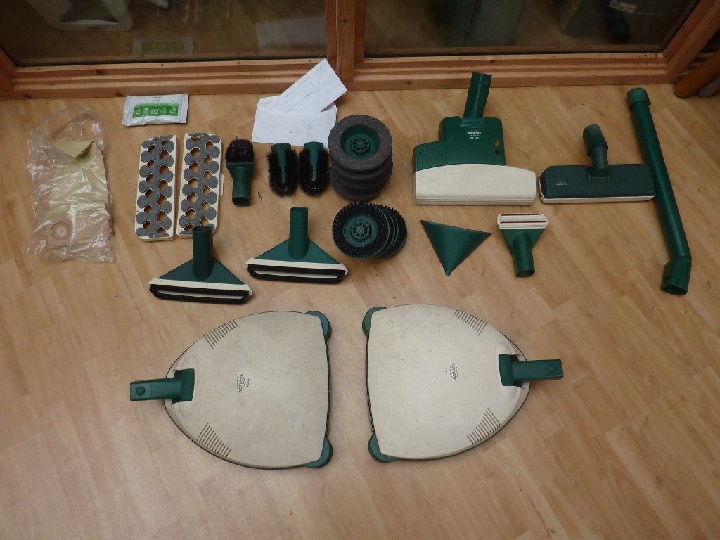 Vorwerk VK122 stofzuiger met accessoires, Overige merken, Gebruikt, Geschikt voor harde vloeren, Steelstofzuiger