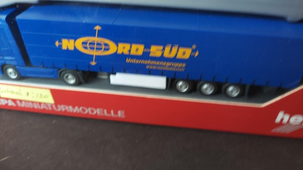 Mercedes Benz Actros Nord Sud 1:120 TT Herpa Pol, Verzenden, Trucks@herpa.de, Nieuw, Bus of Vrachtwagen