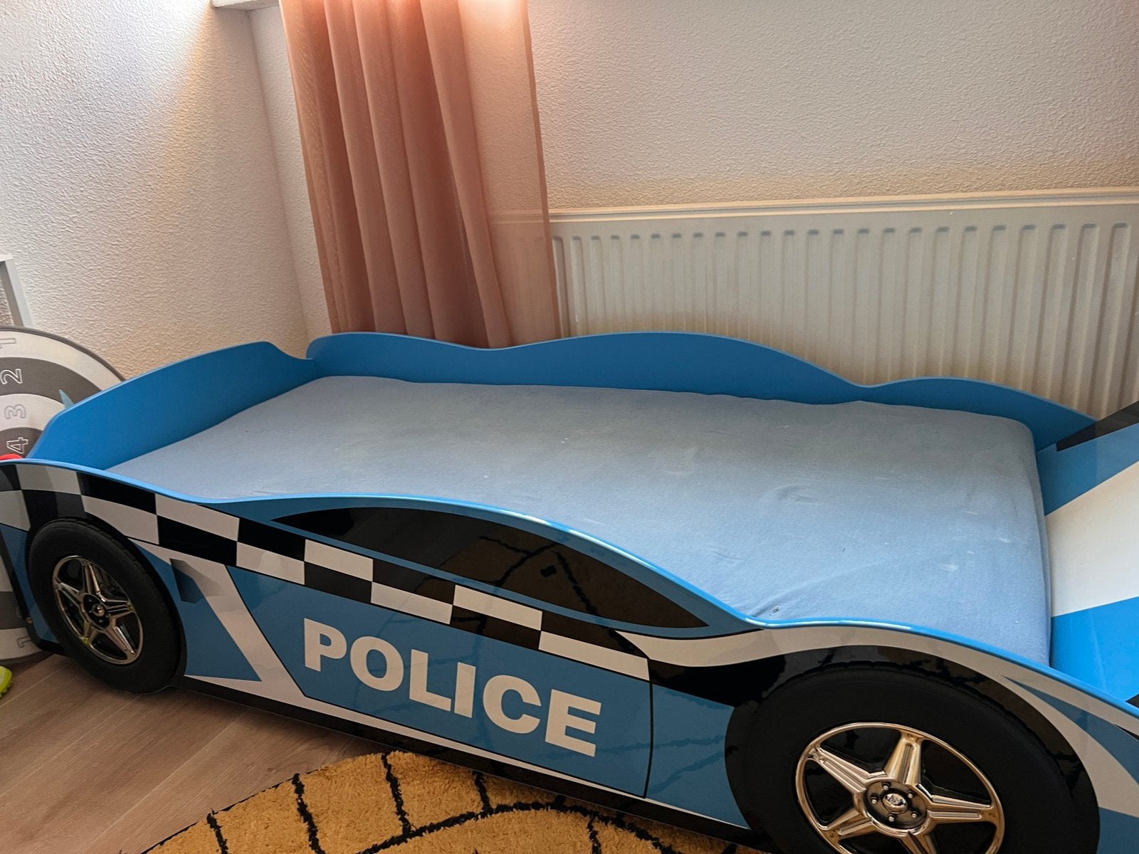 Politie bed, Ophalen, 70 tot 85 cm, Zo goed als nieuw, Matras