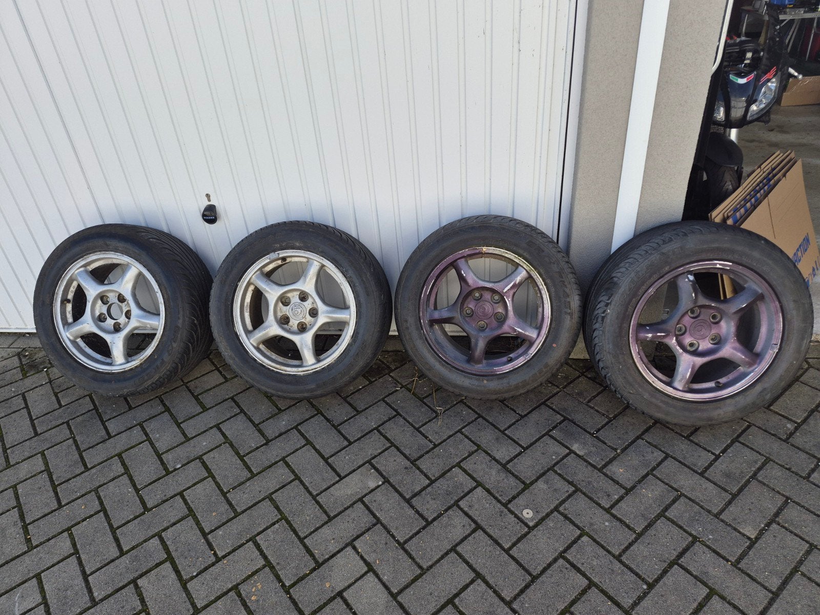 RX7 FD3S Velgen 16 inch 5x114,3 ET50 8J, Auto-onderdelen, Ophalen, Gebruikt, 16 inch, Velg(en)