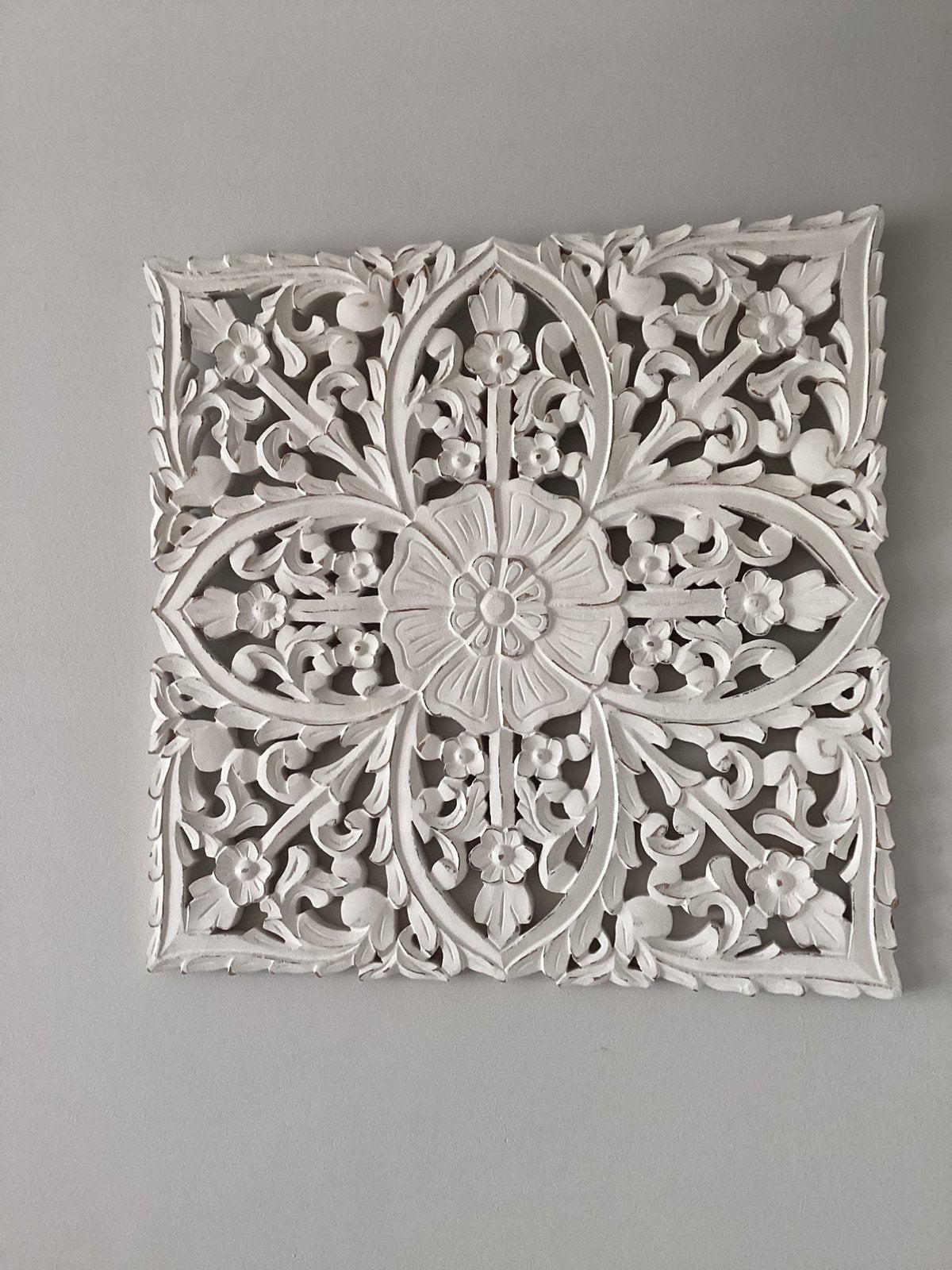 2 houten sier panelen, Huis en Inrichting, Woonaccessoires | Wanddecoraties, Ophalen, Zo goed als nieuw