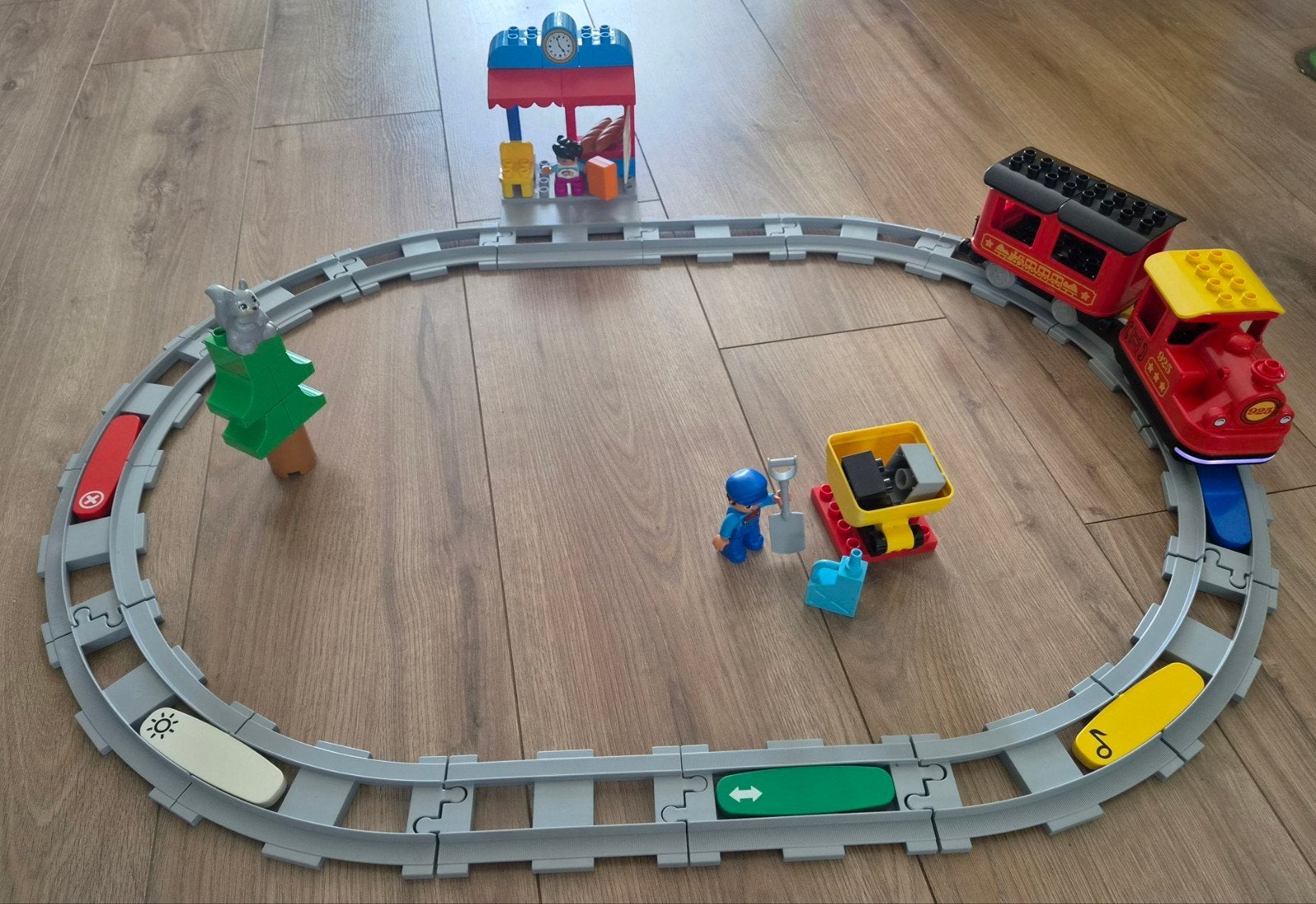 LEGO Duplo Stoomtrein 10874 - Complete set met doos, Inclusief instructies, Overige thema's, Ophalen of Verzenden, Zo goed als nieuw