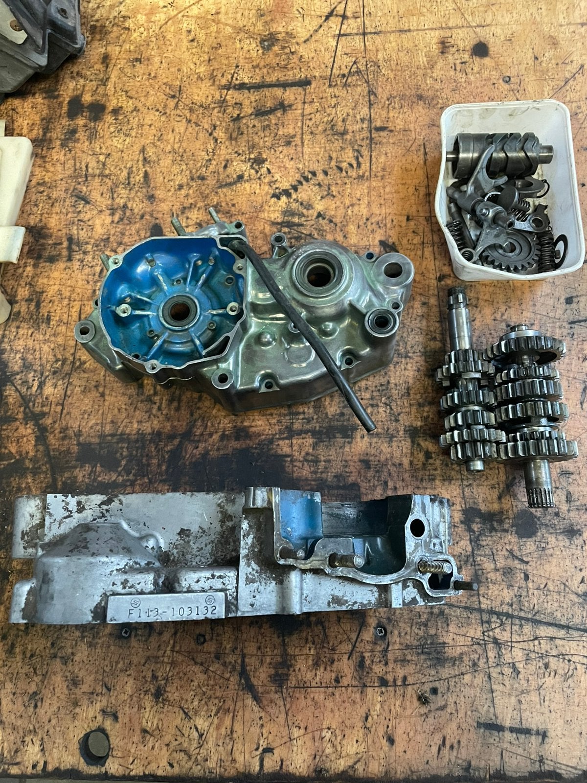 Carters + bakdelen suzuki RM125 / 87, Ophalen of Verzenden