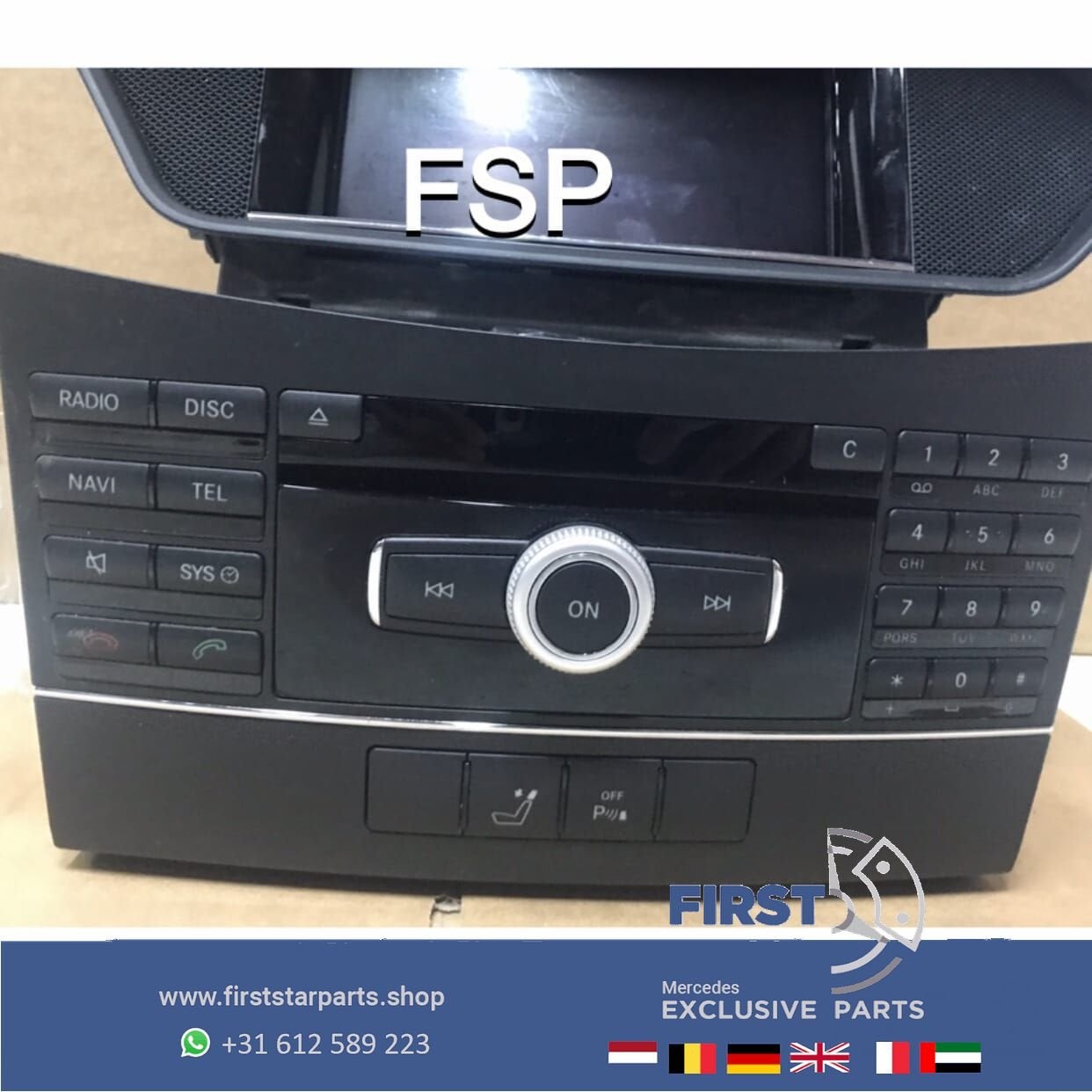 W212 NTG4 RADIO NAVIGATIE SET Mercedes E Klasse ORIGINEEL NA, Auto diversen, Autoradio's, Ophalen of Verzenden, -, -, -