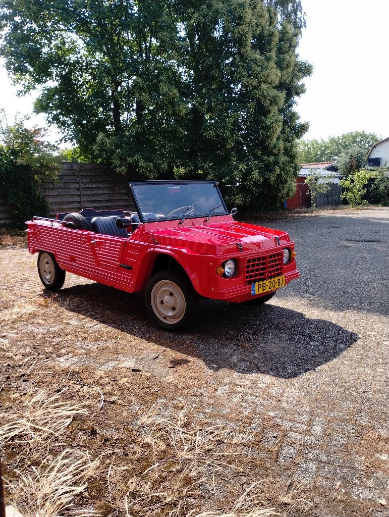 Citroën Mehari 1986 rood, Auto's, Citroën, Particulier, Overige modellen, Benzine, Cabriolet, Handgeschakeld, Origineel Nederlands