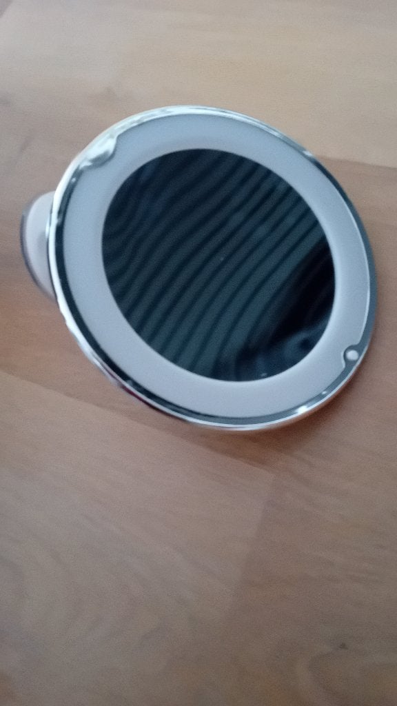 Make up spiegel met verlichting en zuignap, Ophalen of Verzenden, Nieuw, Gehele gezicht