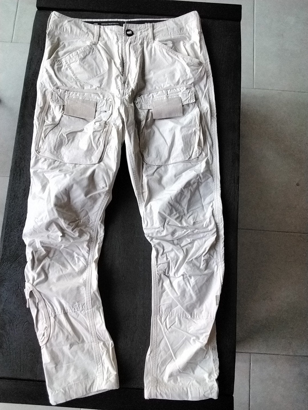 G-Star RAW Cargo Broek - Beige, Maat 30/32, Kleding | Heren, Broeken en Pantalons, Ophalen of Verzenden, Overige maten, Beige
