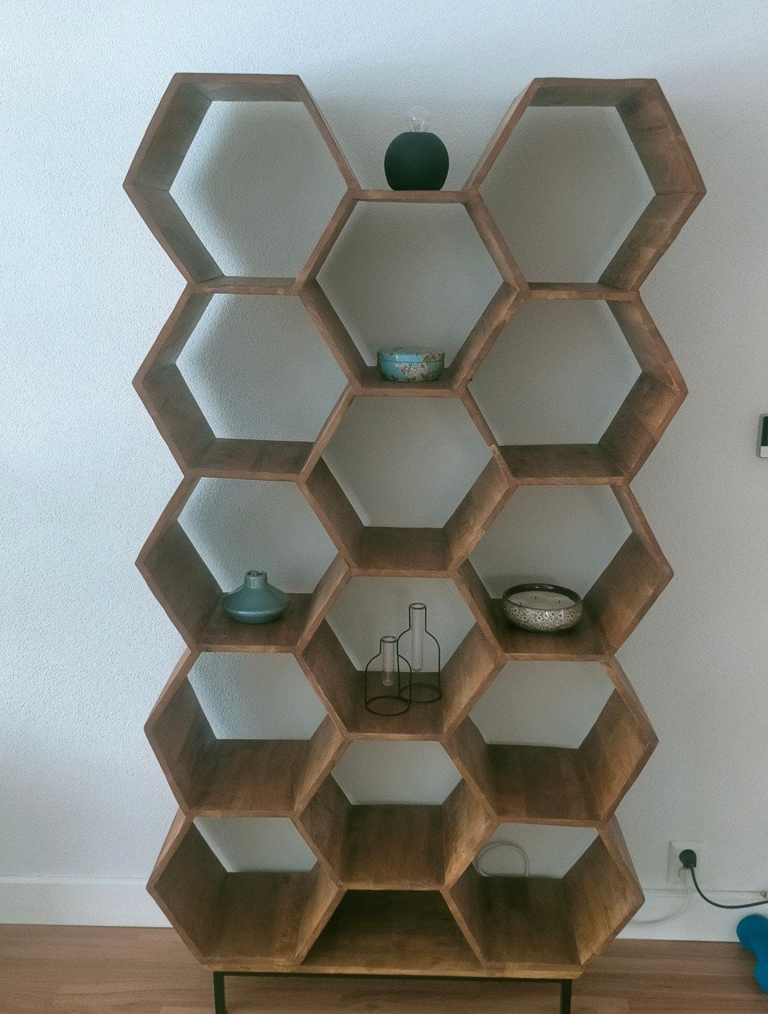 Mooie open kast van Kick Collection - Mango hout, Ophalen, Met plank(en), 100 tot 150 cm, Modern, Industrieel