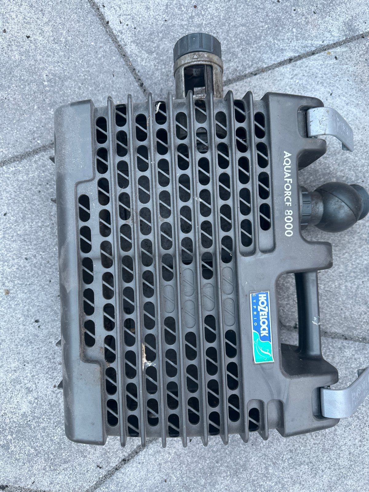 Hozelock Aquaforce 8000 filterkorf / pomphuis / omkapping., Ophalen, Gebruikt