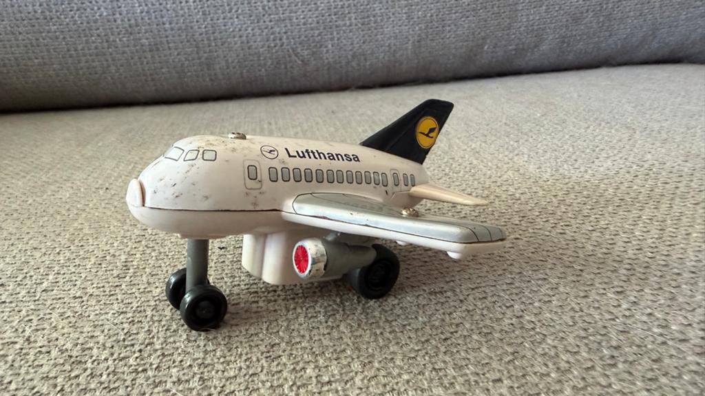 Playgo Lufthansa Vliegtuig Speelgoed, Ophalen of Verzenden, Gebruikt