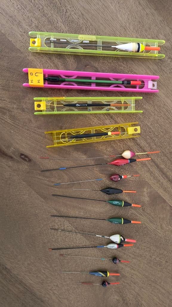 Diverse dobbers voor de witvis, Ophalen of Verzenden, Gebruikt, Dobber of Lood