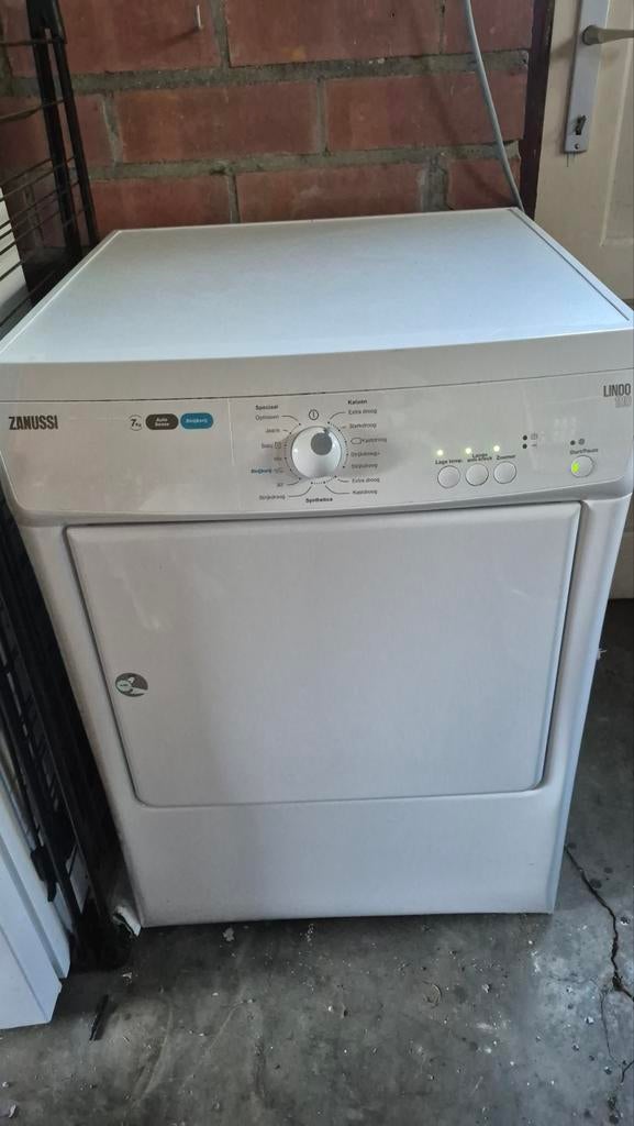Zanussi Lindo 100 Wasdroger 7kg - goede staat, Witgoed en Apparatuur, Wasdrogers, Ophalen, 6 tot 8 kg, Luchtafvoer, Zo goed als nieuw