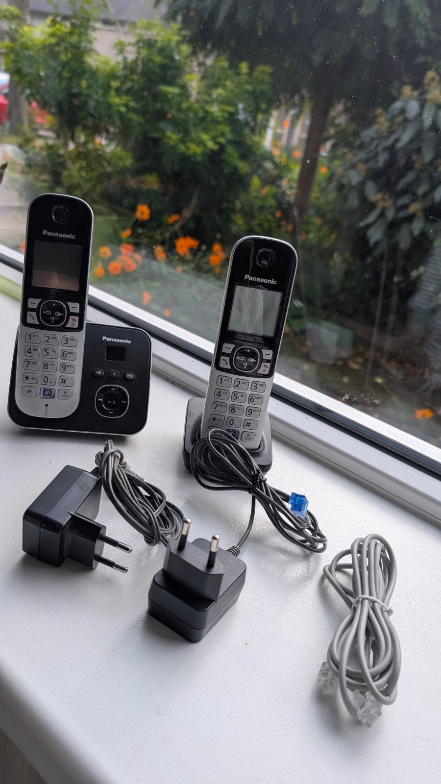 Panasonic KX-TG6822GB Draadloze Telefoon Set (Duo) met Antwo, Ophalen of Verzenden, Zo goed als nieuw, 2 handsets