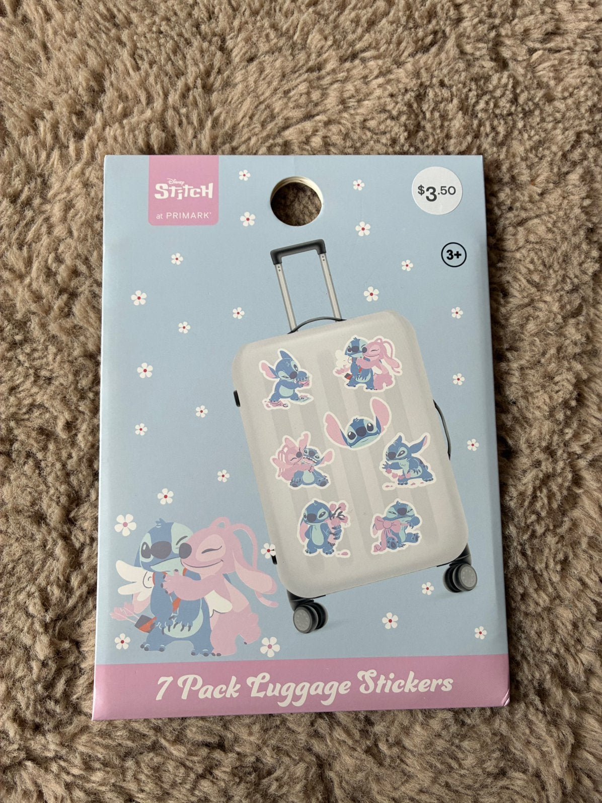 Disney Stitch & Angel Luggage Stickers 7 Pack Primark (New), Ophalen, Zo goed als nieuw