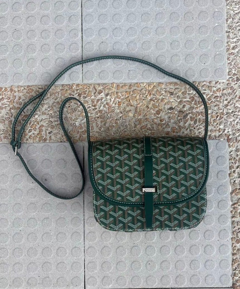 Ongebruikte Goyard tas groen, Ophalen of Verzenden, Nieuw, Groen, Schoudertasje